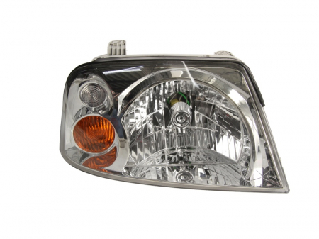 Far dreapta (H4, electric, fundal cromat, fundal galben) HYUNDAI ATOS 1998-2002 Iluminat auto - Far dreapta (H4, electric, fundal cromat, fundal galben) HYUNDAI ATOS 1998-2002