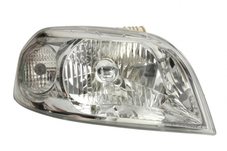 Iluminat auto - Far dreapta (H4, electric, fundal cromat, fundal transparent) CHEVROLET AVEO 2003-2005