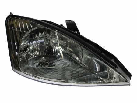 Faruri - Far dreapta (H4, electric, fundal cromat, fundal transparent) FORD FOCUS 1998-2001