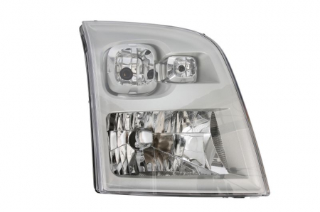 Iluminat auto - Far dreapta (H4, electric, fundal cromat, fundal transparent) FORD TRANSIT 2006-2013