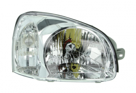Far dreapta (H4, electric, fundal cromat, fundal transparent) HYUNDAI SANTA FE 2001-2006 [0]