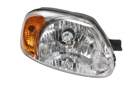 Iluminat auto - Far dreapta (H4, electric, fundal cromat) HYUNDAI ACCENT II