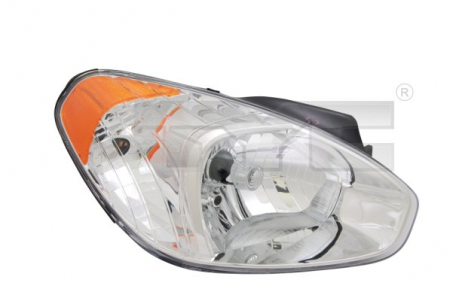 Iluminat auto - Far stanga (H4, electric, fundal cromat) HYUNDAI ACCENT III