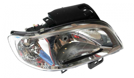 Iluminat auto - Far dreapta (H4, electric, fundal cromat) SEAT CORDOBA, IBIZA 1999-2002