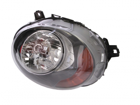 Iluminat auto - Far dreapta (H4, electric, fundal galben) MINI (F55), (F56), (F57), CLUBMAN (F54) dupa 2013