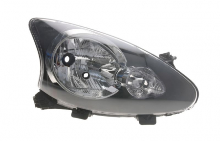 Iluminat auto - Far dreapta (H4, electric, fundal negru/insertii crom) TOYOTA AYGO 2008-2012