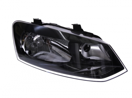 Iluminat auto - Far dreapta (H4, electric, fundal negru) VW POLO