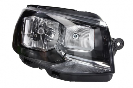 Far dreapta (H4, electric, fundal negru) VW TRANSPORTER, BUS/PLATFORMA/SASIU dupa 2015