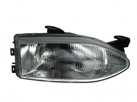 Faruri - Far dreapta H4, electric, interior negru FIAT PALIO