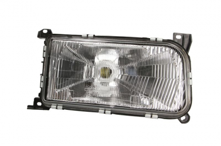 Far Dreapta H4, electric, manual, fara motoras, interior cromat potrivit VW PASSAT B3/B4 pana in 1997 [0]