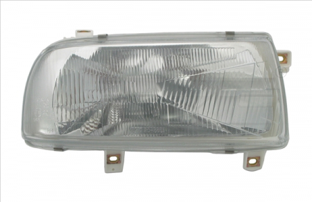 Faruri - Far dreapta (H4, electric, manual, fundal argintiu) VW VENTO