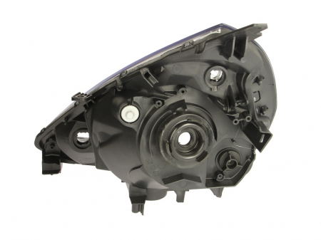 Far dreapta (H4, electric, manual, fundal negru/insertii crom) HONDA JAZZ 2005-2008 [1]