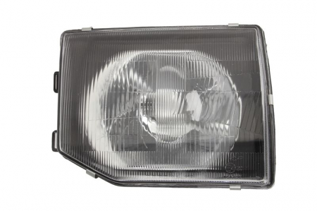Iluminat auto - Far dreapta (H4, fundal argintiu) MITSUBISHI PAJERO 1990-2000