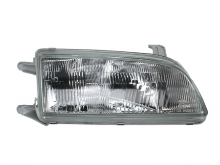 Iluminat auto - Far dreapta (H4, fundal cromat, fundal transparent) SUZUKI SWIFT 1989-2005