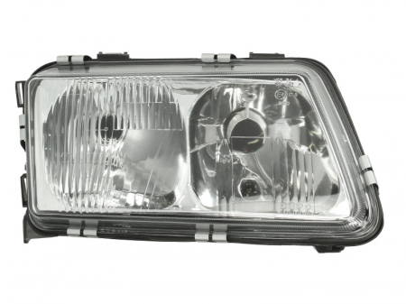 Faruri - Far Dreapta potrivit AUDI A3 (H4/H7, electric, fara motoras, culoare insert: cromat)