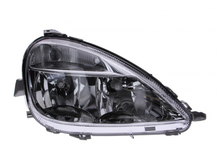 Iluminat auto - Far dreapta (H4/H7, pneumatic, fundal negru) MERCEDES Clasa A (W168)