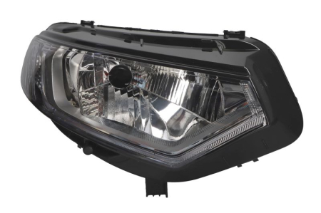 Iluminat auto - Far Dreapta (H4/LED/PY21W, cu motor, culoare insert: cromat) potrivit FORD ECOSPORT dupa 2013