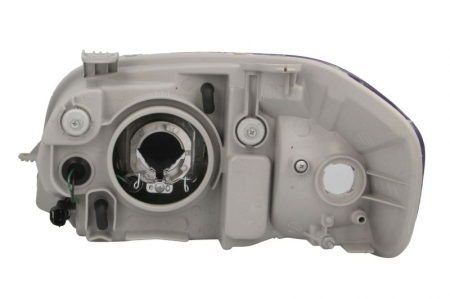 Far Dreapta potrivit CHEVROLET AVEO / KALOS pana in 2011 (H4, manual, fara motoras, culoare insert: cromat, culoare semnalizator: transparent) [1]