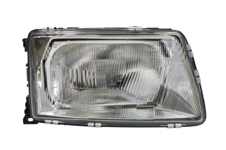 Far dreapta H4, manual, fara motoras, culoare insert: cromat potrivit AUDI 100 C3, 200 C3 01.82-12.90 [0]