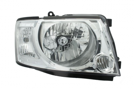 Piese Auto - Far dreapta (H4, manual, fundal cromat, fundal transparent) NISSAN PATROL 1997-2003
