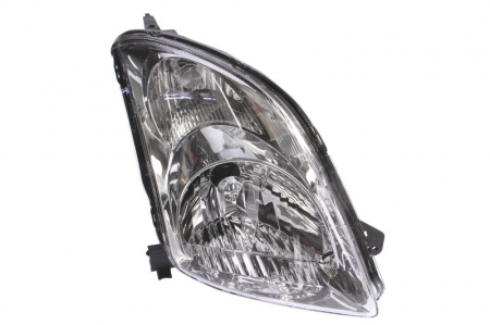 Iluminat auto - Far dreapta (H4, manual, fundal cromat, fundal transparent) SUZUKI SWIFT 2005-2007