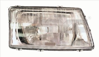 Far Dreapta (H4, mecanic, culoare interior: argintiu) potrivit AUDI 100 C3, 200 C3