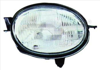 Iluminat auto - Far Dreapta potrivit TOYOTA COROLLA (H4, mecanic, culoare interior: argintiu)