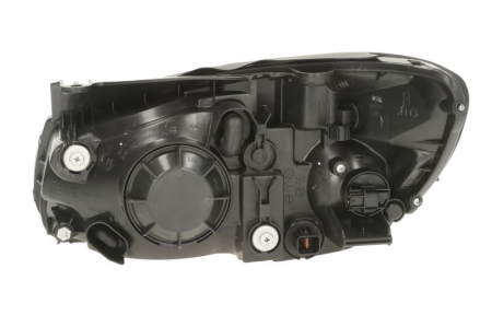 Far Dreapta (H4, mecanic, fara motoras, culoare insert: cromat, culoare semnalizator: galben) potrivit KIA CERATO I 01.07-12.08 [1]