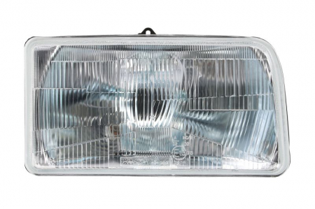 Piese Auto - Far Dreapta H4, mecanic, interior argintiu potrivit FORD FIESTA, FIESTA II