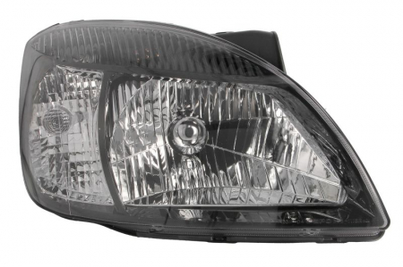 Iluminat auto - Far Dreapta (H4/PY21W/W5W, electric, cu motor, culoare insert: negru) potrivit KIA RIO II -12.11