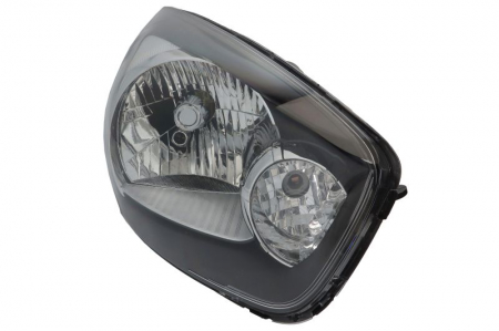 Faruri - Far Dreapta potrivit KIA PICANTO II (H4/PY21W/W5W, electric, fara motoras, culoare insert: negru, culoare semnalizator: transparent)