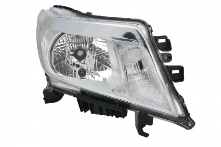 Far Dreapta (H4/PY21W/W5W, electric, mecanic, culoare interior: cromat) potrivit NISSAN NP300 NAVARA [0]