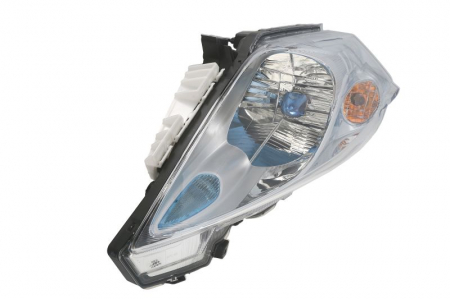 Far dreapta H4/W5W, electric, cu motor, halogen, culoare semnalizator: portocaliu potrivit NISSAN LEAF [0]