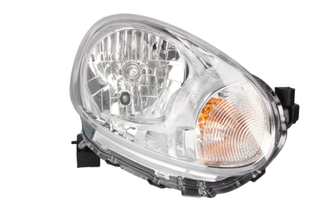 Iluminat auto - Far Dreapta H4/W5W, electric, fara motoras, culoare semnalizator: portocaliu potrivit NISSAN MICRA IV K13 2010-2013