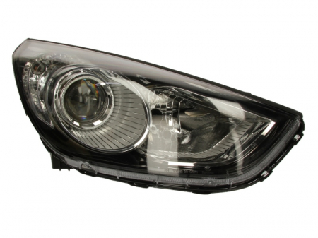 Far dreapta H7, electric, cu motoras, interior negru HYUNDAI IX35 [0]