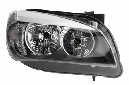 Faruri - Far Dreapta potrivit BMW X1 (E84) (H7, electric, fara motoras, culoare insert: negru)