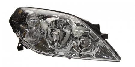 Piese Auto - Far dreapta H7, electric,interior crom, semnalizator transparent NISSAN PRIMERA P12 intre 2002-2007