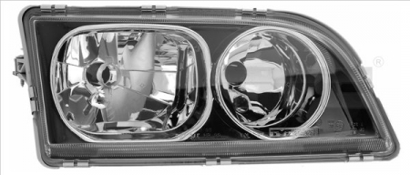 Faruri - Far dreapta H7, electric, interior negru VOLVO S40 I, V40