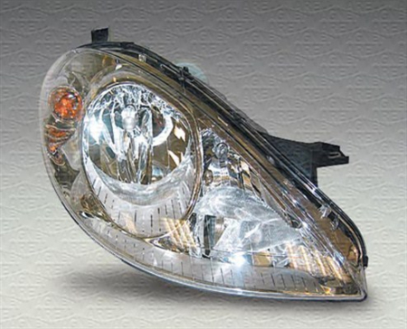 Iluminat auto - Far stanga (H7, reglaj electric, fundal cromat) MERCEDES Clasa A (W169)
