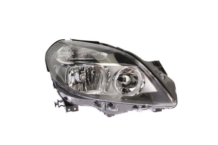 Faruri - Far Dreapta potrivit MERCEDES B SPORTS TOURER (W246, W242) (H7/H7, electric, cu motor, culoare insert: cromat/negru, culoare semnalizator: galben)
