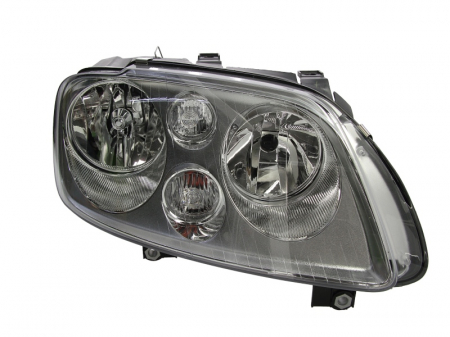 Far dreapta H7/H7, electric, cu motor, culoare interior negru, culoare semnalizator: transparent potrivit VW CADDY III, CADDY III/MINIVAN, TOURAN [0]