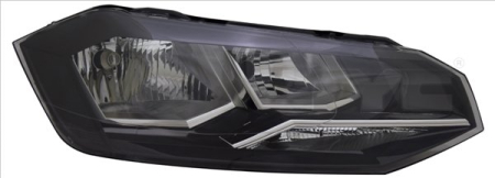 Far Dreapta H7/H7, electric, cu motor potrivit VW POLO VI AW 2017-2020 [1]