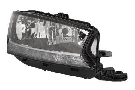 Iluminat auto - Far Dreapta H7/H7/LED, electric, cu motor potrivit SKODA FABIA III 2018-2021