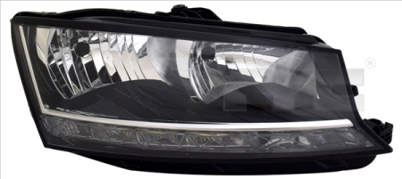 Far Dreapta H7/H7/LED, electric, cu motor potrivit SKODA FABIA III 2018-2021 [1]