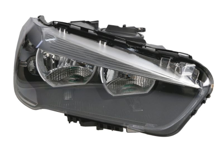 Faruri - Far Dreapta potrivit BMW X1 (F48) 2015-2019 (H7/H7/LED/PY21W, electric, cu motor)