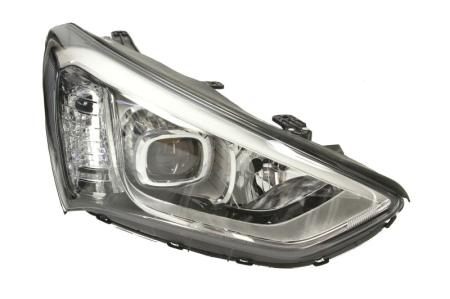 Iluminat auto - Far Dreapta (H7/H7/LED/PY21W, electric, fara motoras, culoare insert: cromat) potrivit HYUNDAI SANTA FE III DM 2012-2015