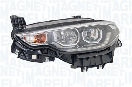Far Dreapta H7/H7/PY21W, electric, cu motor, halogen, interior argintiu, semnalizator portocaliu potrivit FIAT TIPO [2]