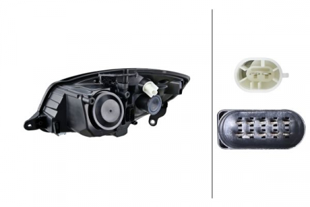 Far dreapta (H7/H7/PY21W/W5W) potrivit SKODA FABIA II, ROOMSTER 03.06-04.15 [0]