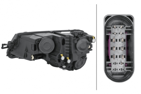 Far dreapta H7/H8/LED, electric, cu bec, fara controler potrivit SKODA KAROQ 11.17- [1]