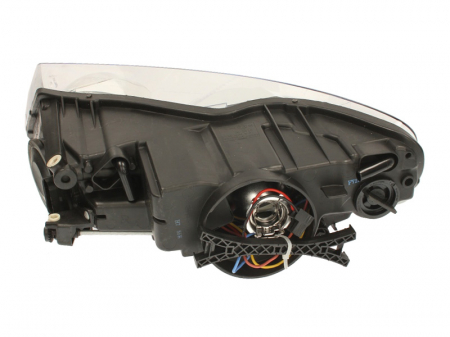 Far dreapta (H7/H9, electric, cu motoras, fundal argintiu) VW TOUAREG 2002-2006 [1]